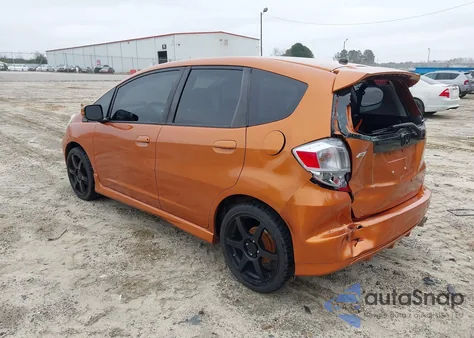 2010 Honda Fit Sport из США, поврежденный, VIN JHMGE8H45AC007644